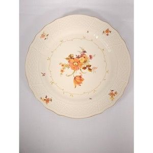 Mikasa Vintage Fine China Marseilles Round Serving Platter 12.5" Floral
